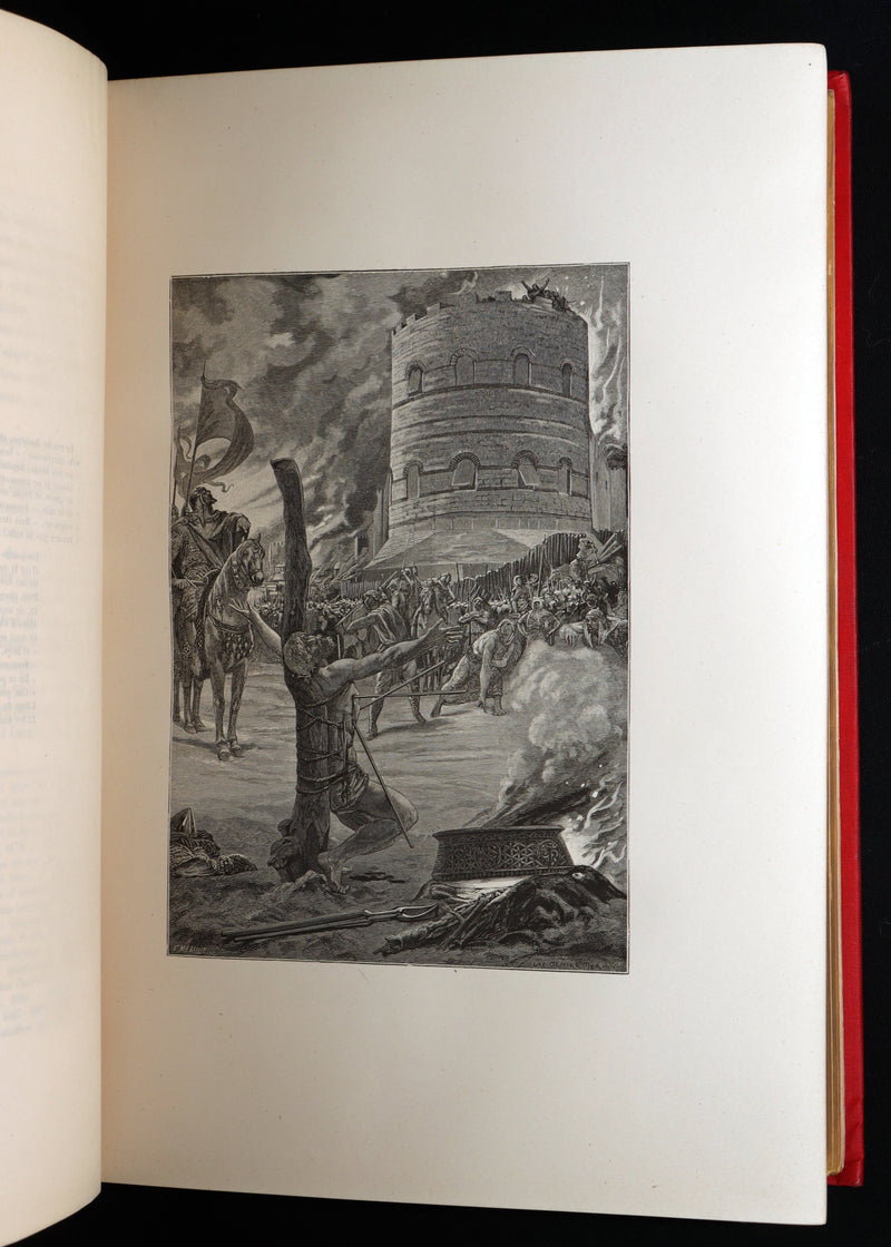 1884 French 1stED in a Spectacular Binding - Chevalerie, Chivalry by L .Gautier