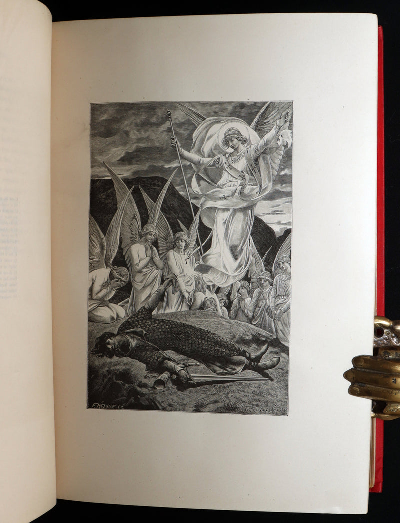 1884 French 1stED in a Spectacular Binding - Chevalerie, Chivalry by L .Gautier