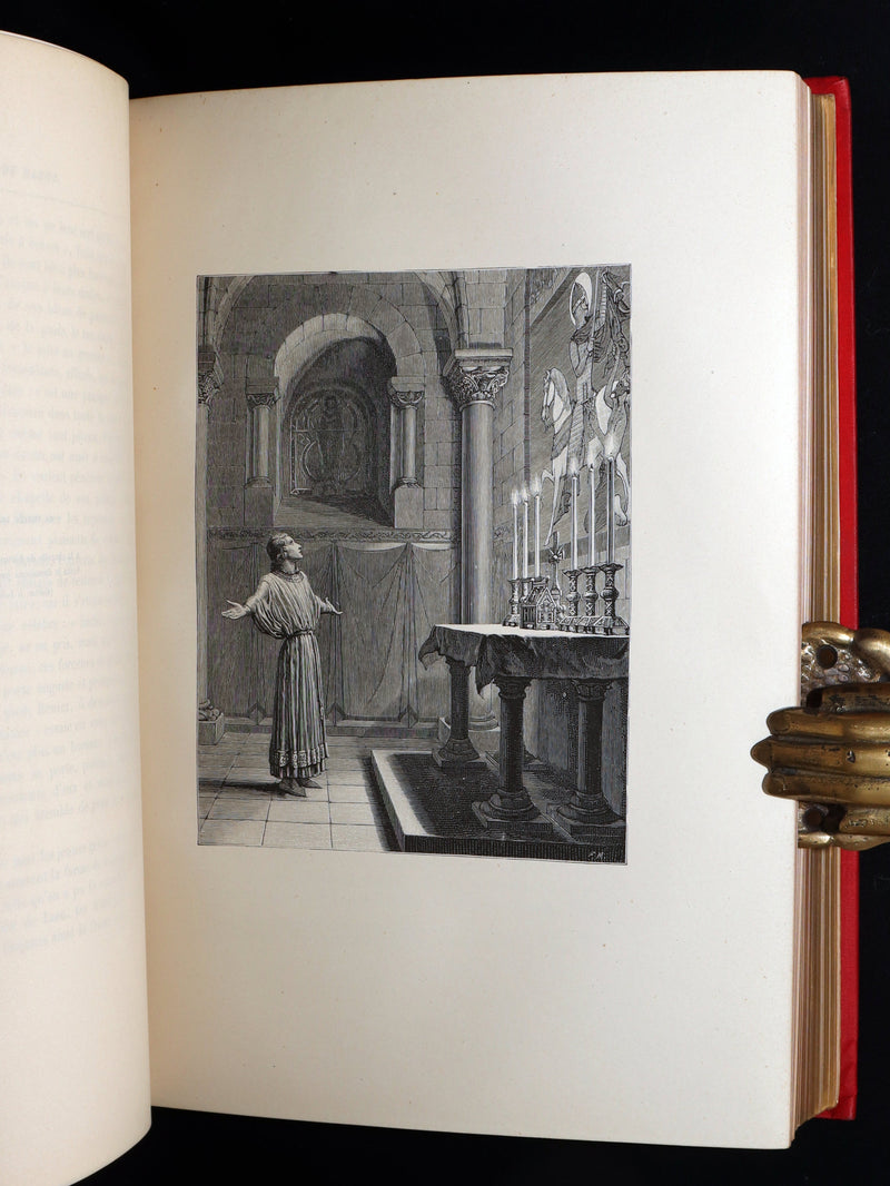 1884 French 1stED in a Spectacular Binding - Chevalerie, Chivalry by L .Gautier