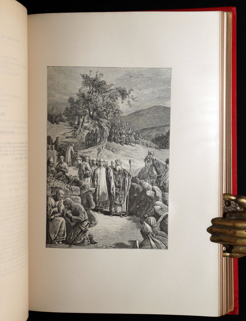 1884 French 1stED in a Spectacular Binding - Chevalerie, Chivalry by L .Gautier