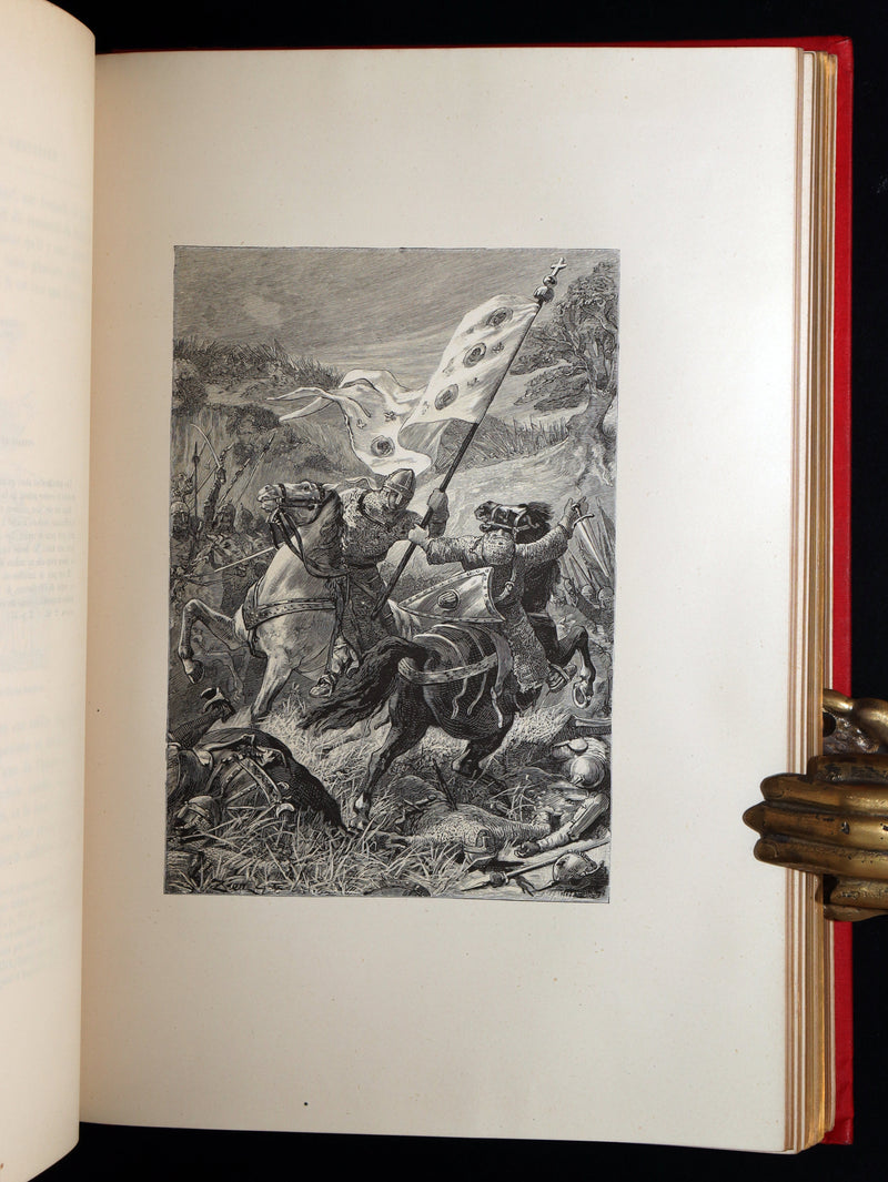 1884 French 1stED in a Spectacular Binding - Chevalerie, Chivalry by L .Gautier