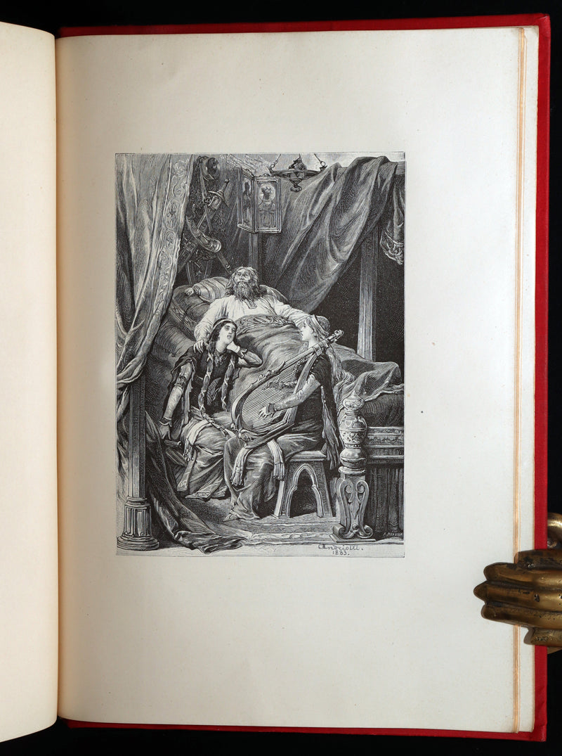 1884 French 1stED in a Spectacular Binding - Chevalerie, Chivalry by L .Gautier