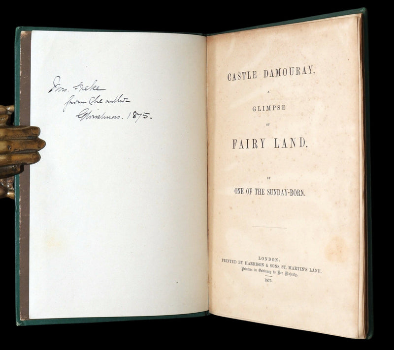 1875 Scarce Victorian First Edition - Castle Damouray, A Glimpse of Fairy Land