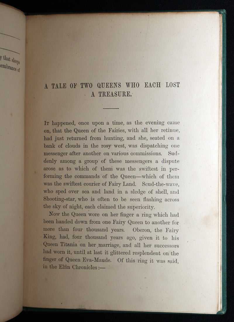 1875 Scarce Victorian First Edition - Castle Damouray, A Glimpse of Fairy Land