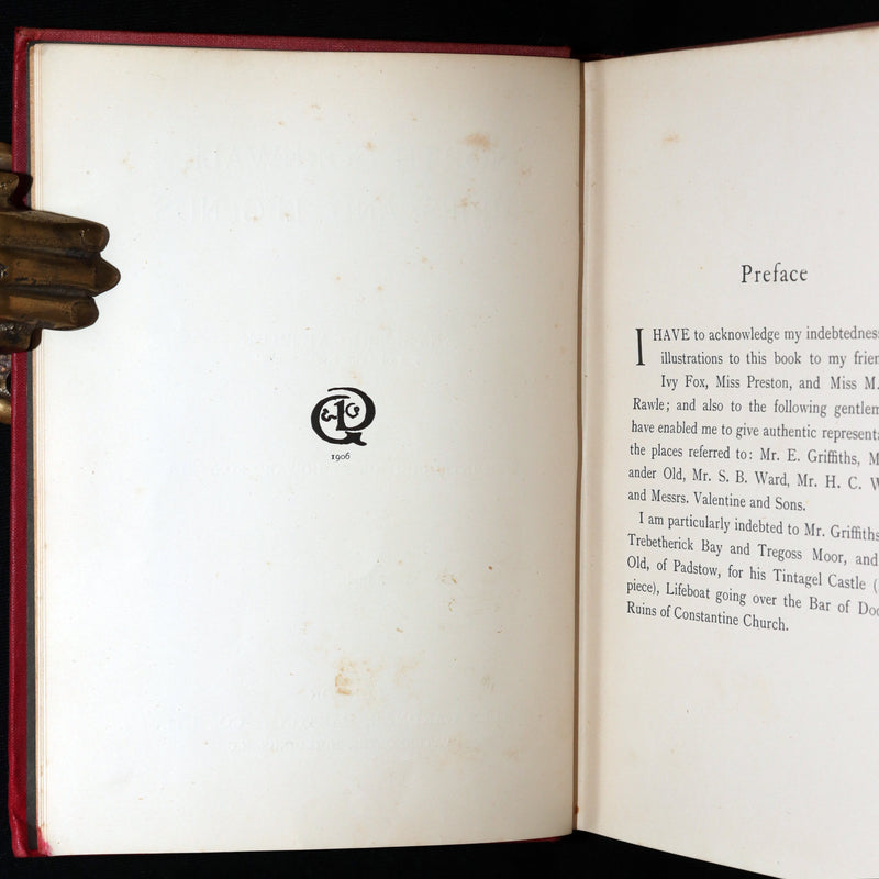 1906 Scarce First Edition - North Cornwall Fairies and Legends by E. Tregarthen