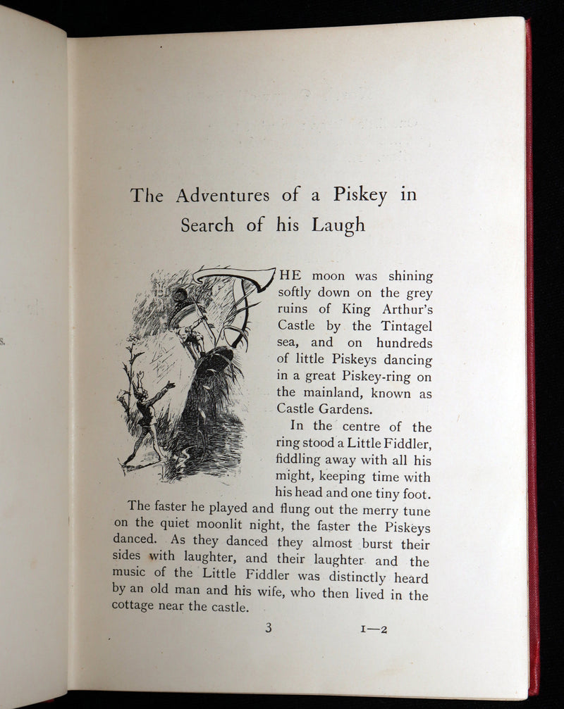 1906 Scarce First Edition - North Cornwall Fairies and Legends by E. Tregarthen