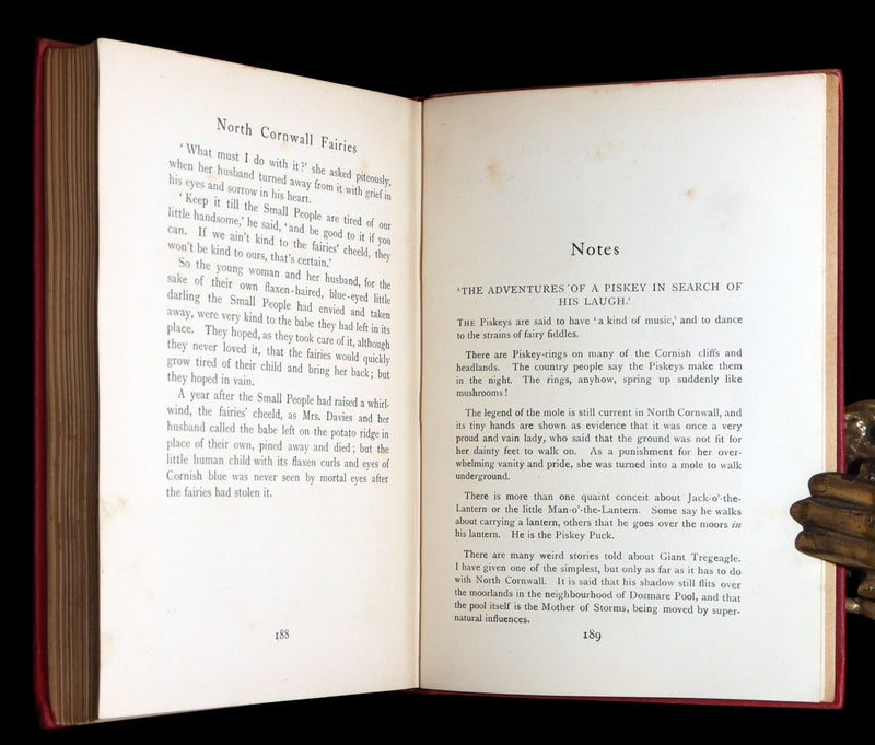 1906 Scarce First Edition - North Cornwall Fairies and Legends by E. Tregarthen