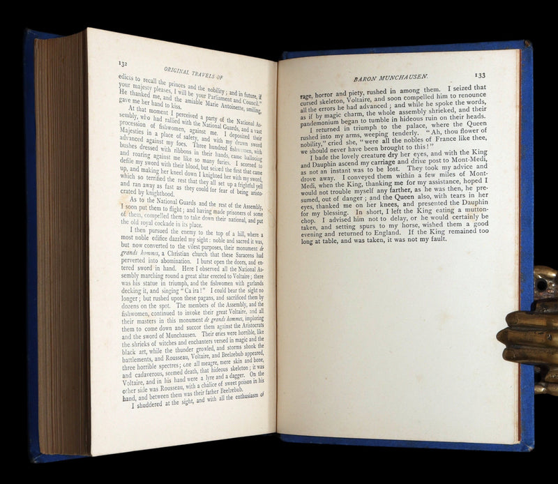 1880 Rare Victorian Book - Gulliver's Travels and Baron Munchausen, Illustrated