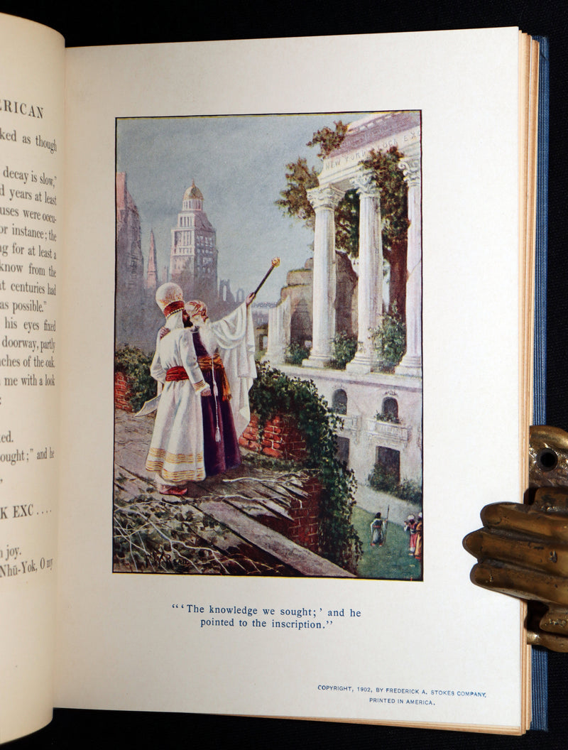 1902 Scarce First DeLuxe Edition in color - The Last American by J. A. Mitchell