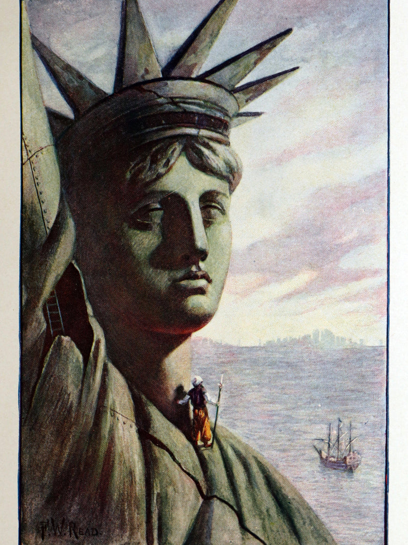 1902 Scarce First DeLuxe Edition in color - The Last American by J. A. Mitchell
