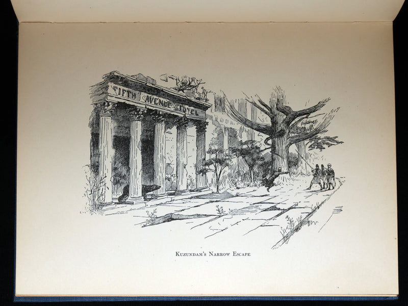 1902 Scarce First DeLuxe Edition in color - The Last American by J. A. Mitchell