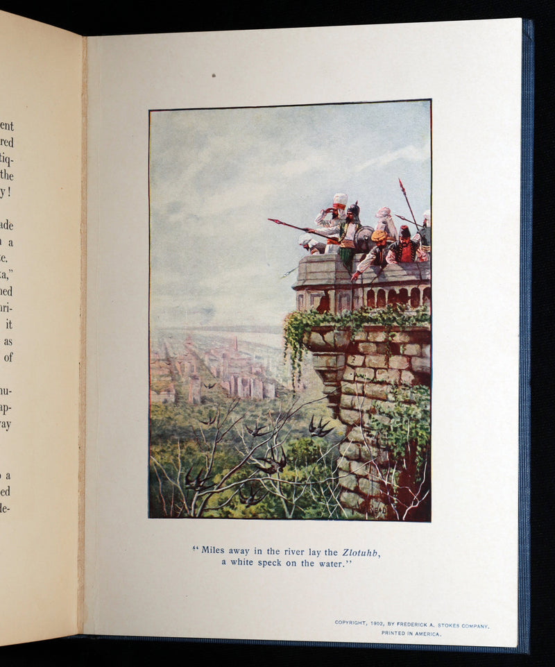 1902 Scarce First DeLuxe Edition in color - The Last American by J. A. Mitchell