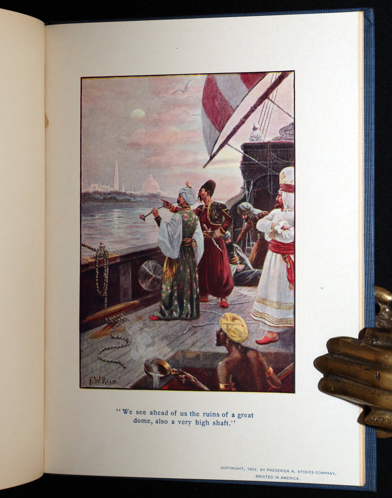 1902 Scarce First DeLuxe Edition in color - The Last American by J. A. Mitchell