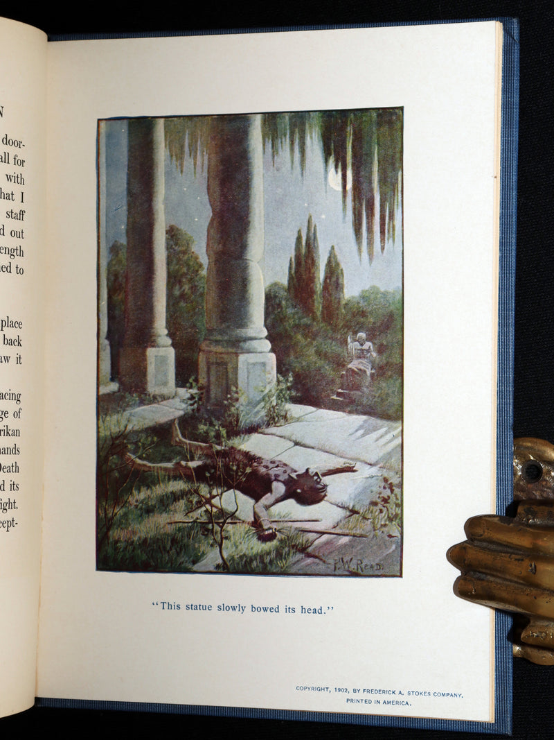 1902 Scarce First DeLuxe Edition in color - The Last American by J. A. Mitchell