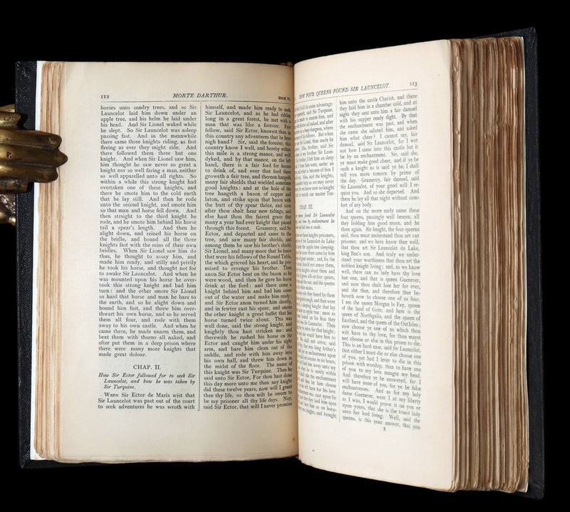 1912 Rare Book - Le Morte Darthur, Book of King Arthur and of His Noble Knights