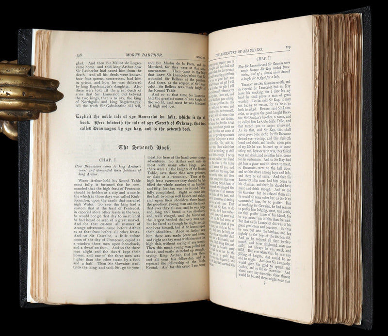 1912 Rare Book - Le Morte Darthur, Book of King Arthur and of His Noble Knights