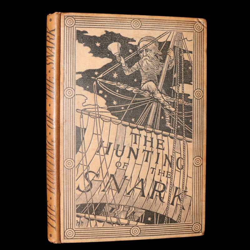 1876 Rare First Edition - The Hunting of the Snark by Lewis Carroll, Illustrated