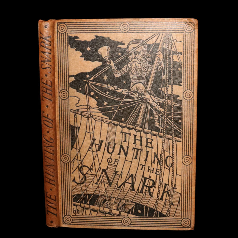 1876 Rare First Edition - The Hunting of the Snark by Lewis Carroll, Illustrated