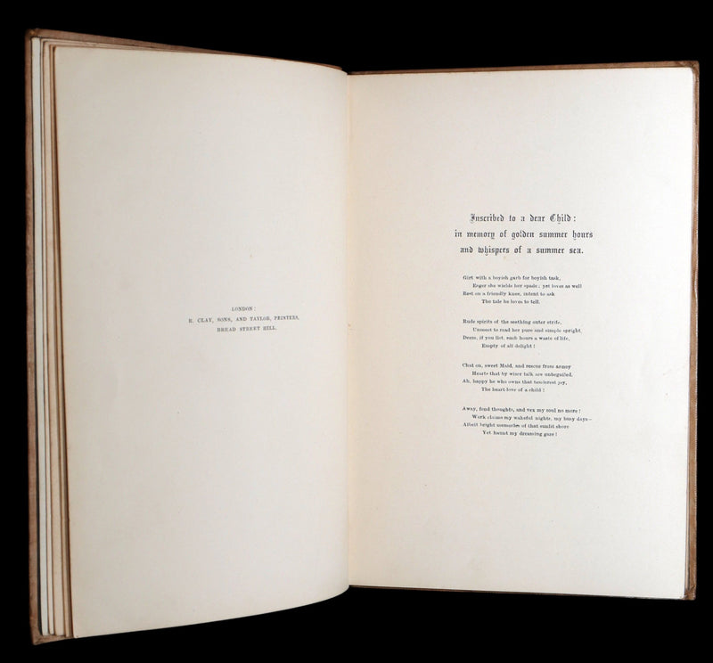 1876 Rare First Edition - The Hunting of the Snark by Lewis Carroll, Illustrated