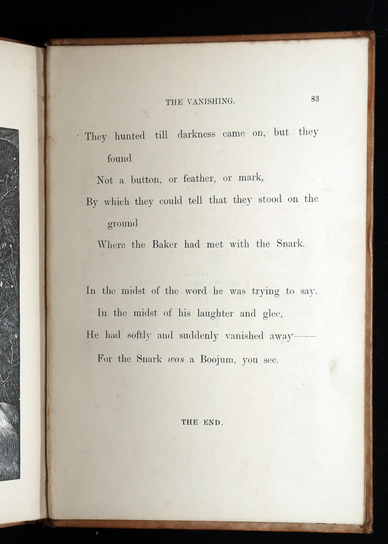 1876 Rare First Edition - The Hunting of the Snark by Lewis Carroll, Illustrated