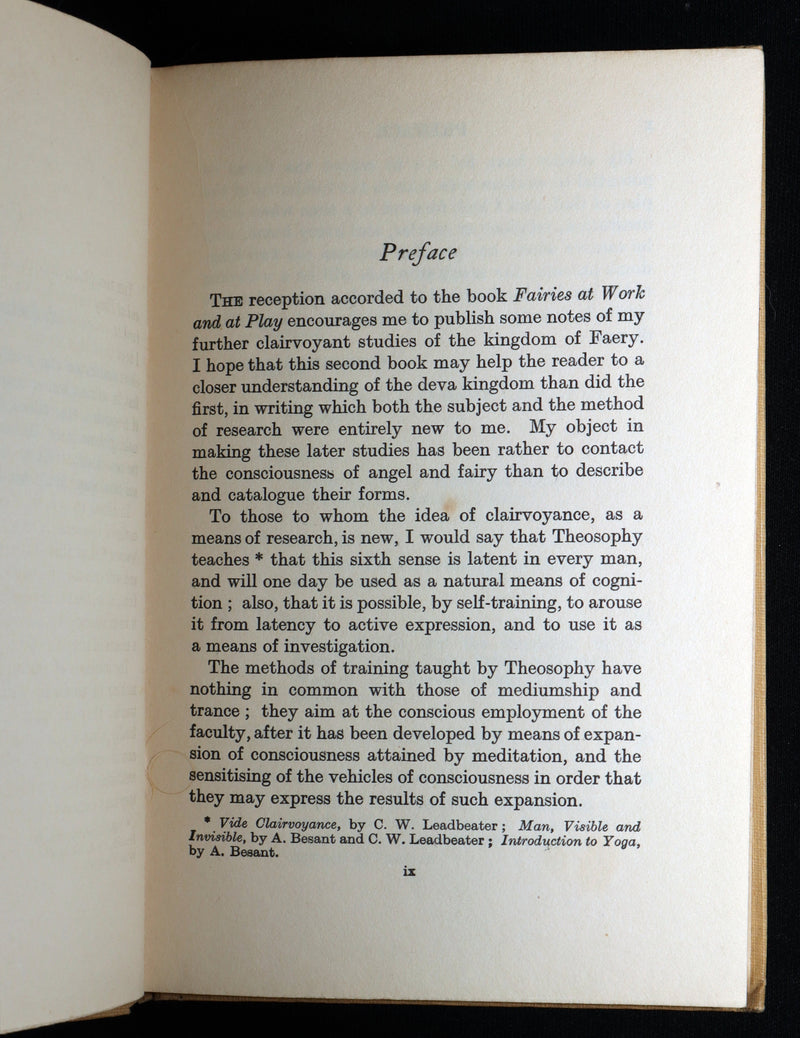 1927 Rare First Edition - The Kingdom of Faerie (Fairies) by Geoffrey Hodson