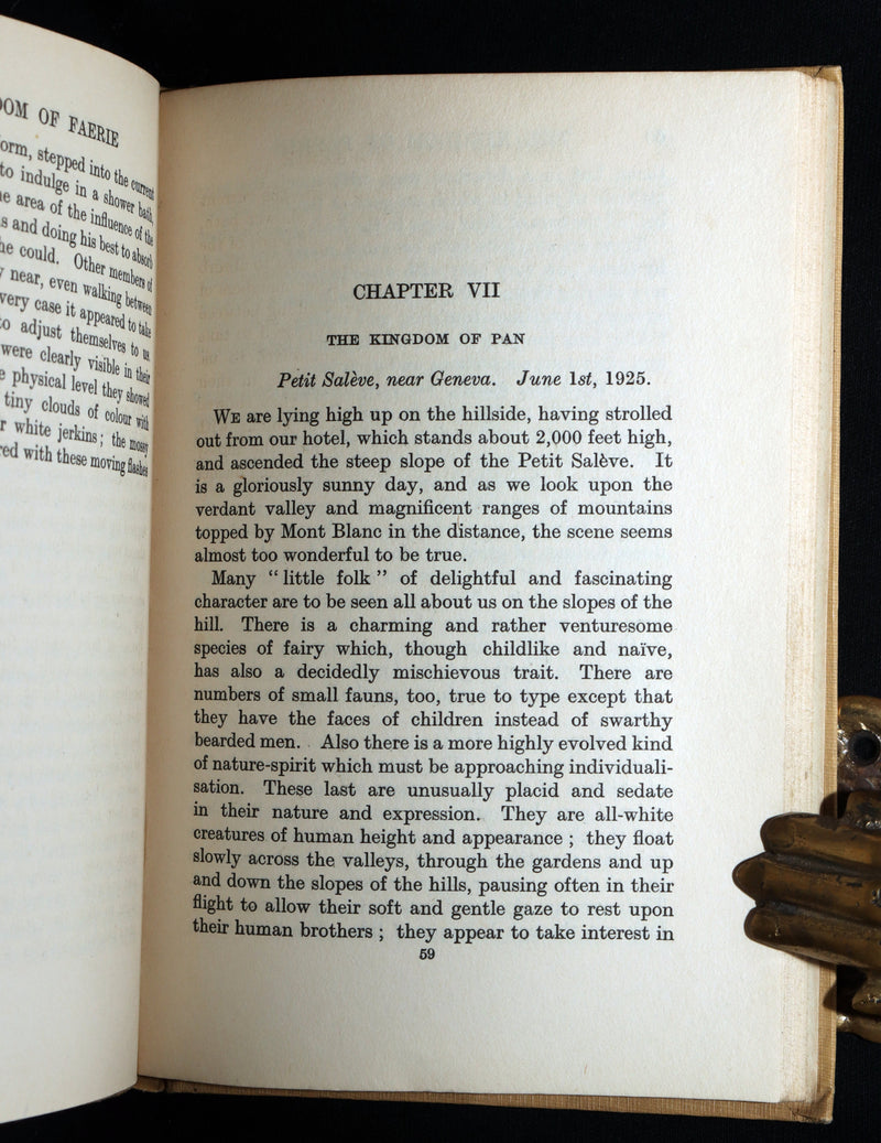 1927 Rare First Edition - The Kingdom of Faerie (Fairies) by Geoffrey Hodson