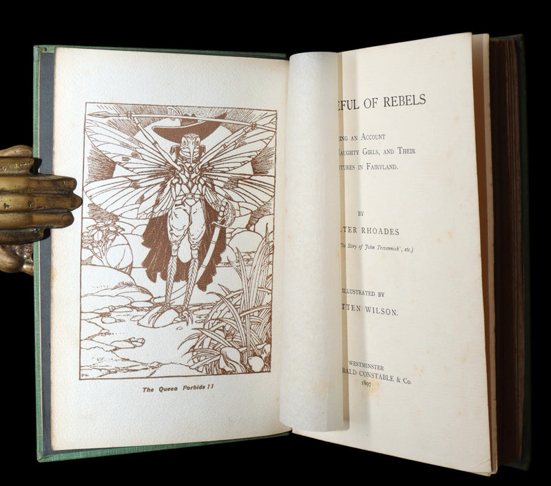 1897 Scarce Victorian First Edition - A Houseful of Rebels in Fairyland