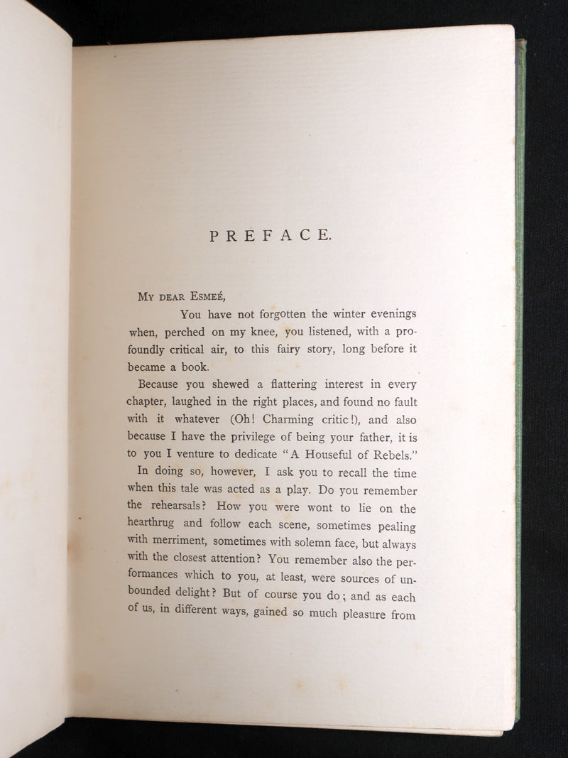 1897 Scarce Victorian First Edition - A Houseful of Rebels in Fairyland