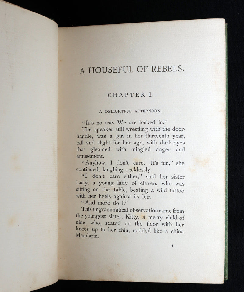 1897 Scarce Victorian First Edition - A Houseful of Rebels in Fairyland