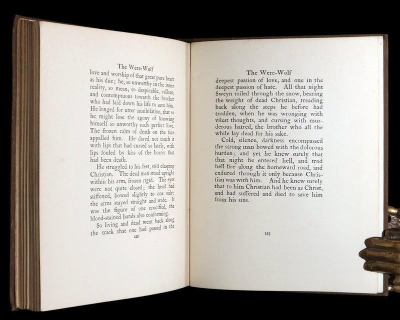 1896 Rare First Edition - The Were-Wolf by Clemence Housman, Illustrated