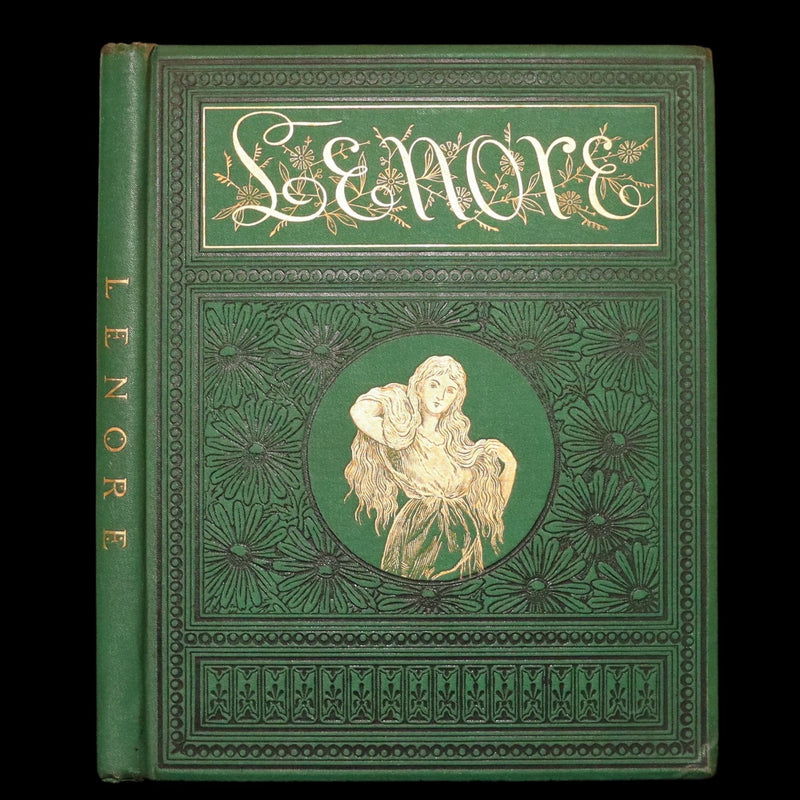 1886 Scarce First Henry Sandham Illustrated Edition - Lenore by Edgar Allan Poe