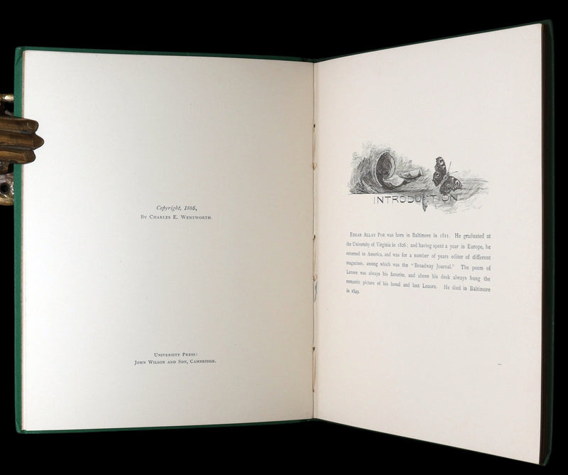 1886 Scarce First Henry Sandham Illustrated Edition - Lenore by Edgar Allan Poe