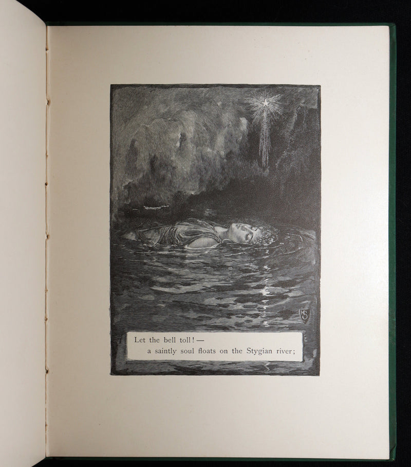 1886 Scarce First Henry Sandham Illustrated Edition - Lenore by Edgar Allan Poe
