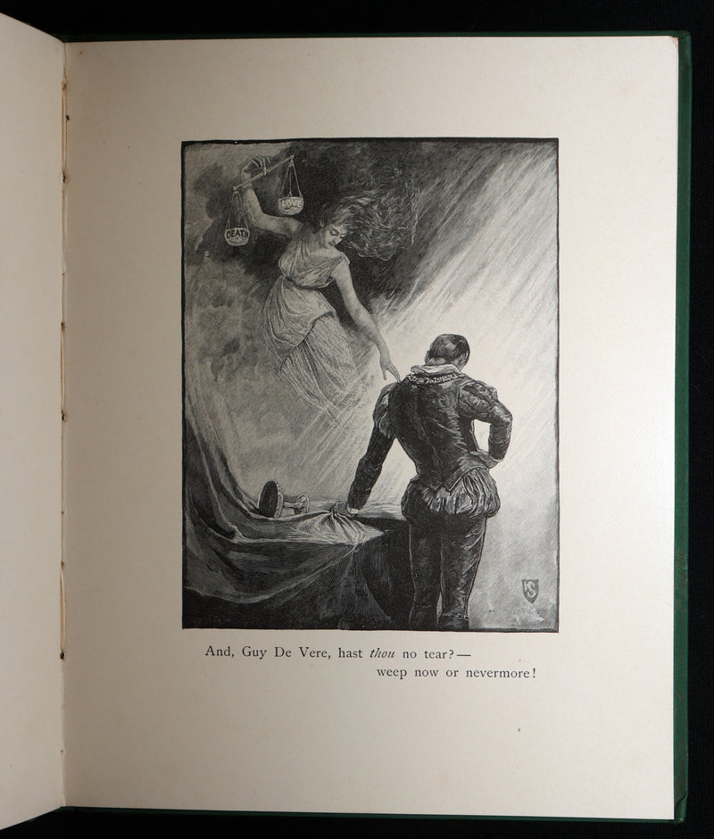 1886 Scarce First Henry Sandham Illustrated Edition - Lenore by Edgar Allan Poe