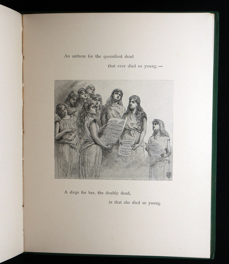 1886 Scarce First Henry Sandham Illustrated Edition - Lenore by Edgar Allan Poe