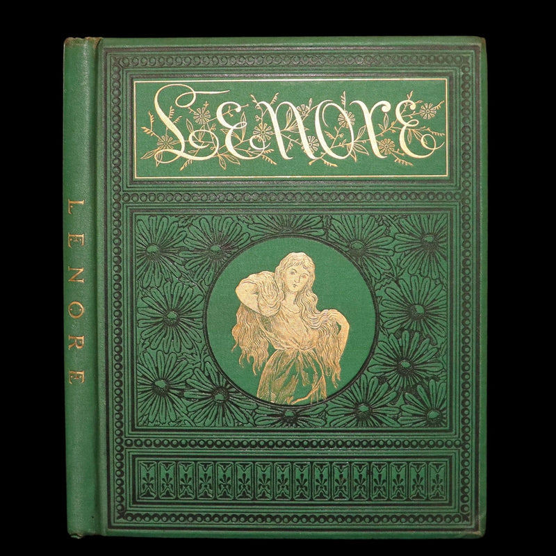 1886 Scarce First Henry Sandham Illustrated Edition - Lenore by Edgar Allan Poe
