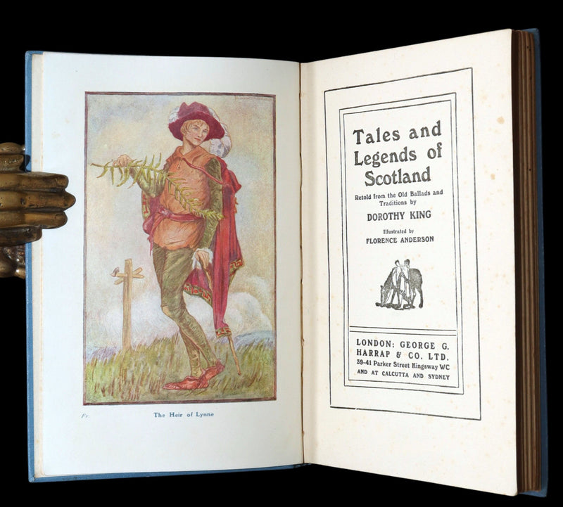 1925 Rare Book - Tales and Legends of Scotland Illustrated by Florence Anderson