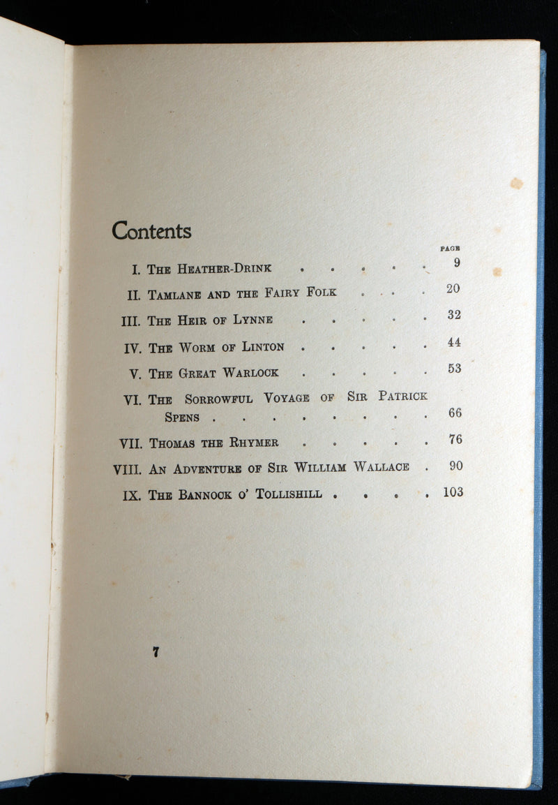 1925 Rare Book - Tales and Legends of Scotland Illustrated by Florence Anderson