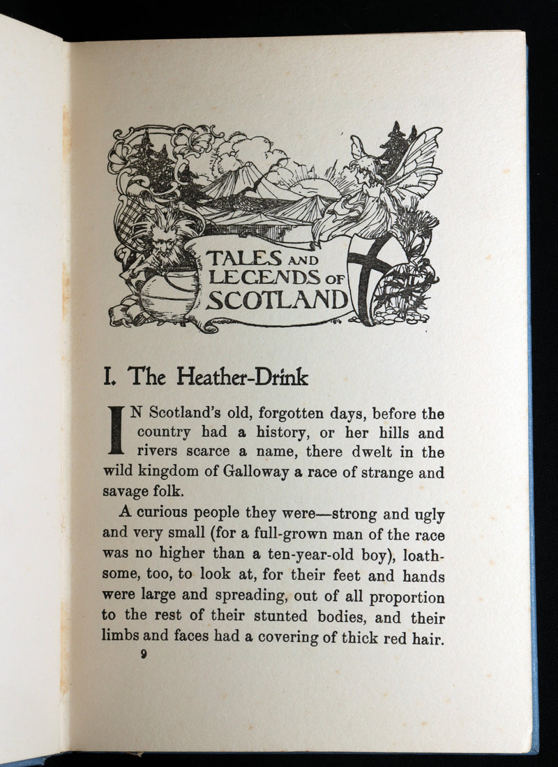 1925 Rare Book - Tales and Legends of Scotland Illustrated by Florence Anderson