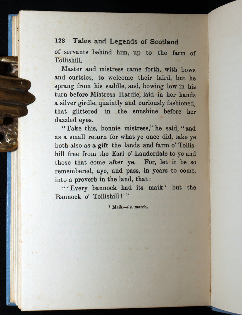 1925 Rare Book - Tales and Legends of Scotland Illustrated by Florence Anderson