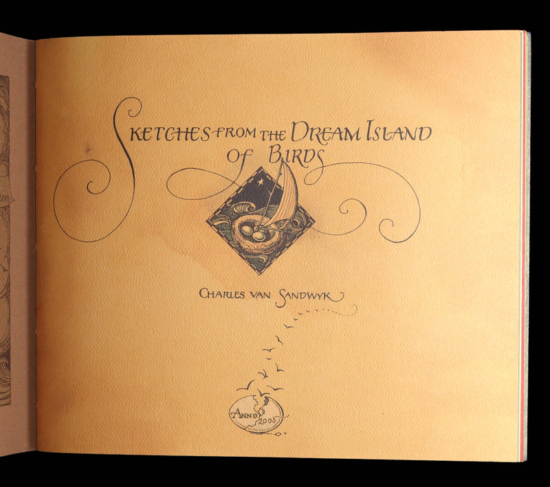 2005 Charles van Sandwyk First Edition - Sketches from the Dream Island of Birds
