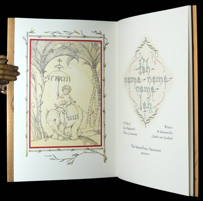 2025 Rare Book by van Sandwyk - Fah-nama-nama-nama-lah, A Tale of One Elephant