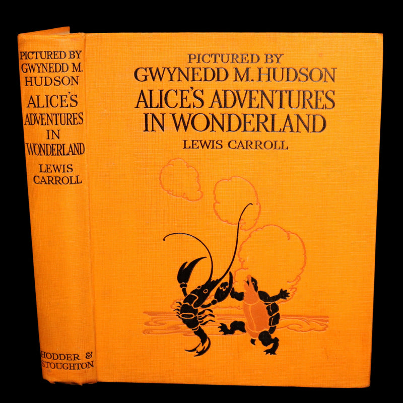 1922 Rare 1stED - Alice's Adventures in Wonderland Illustrated by Gwynedd Hudson