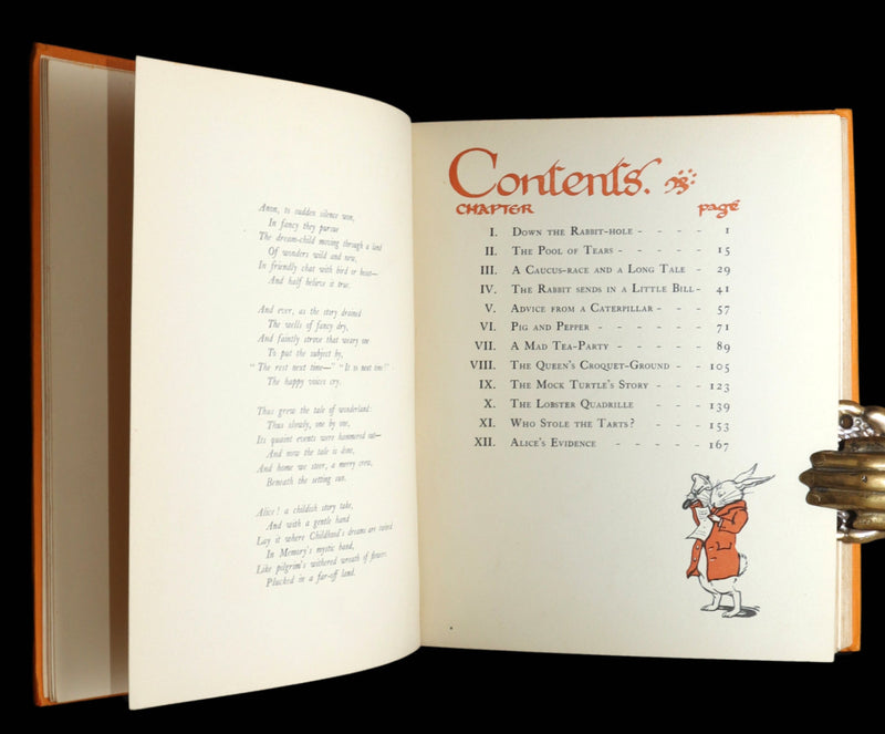 1922 Rare 1stED - Alice's Adventures in Wonderland Illustrated by Gwynedd Hudson