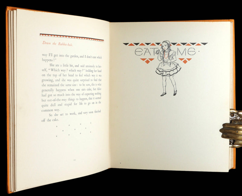 1922 Rare 1stED - Alice's Adventures in Wonderland Illustrated by Gwynedd Hudson