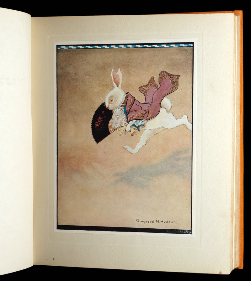 1922 Rare 1stED - Alice's Adventures in Wonderland Illustrated by Gwynedd Hudson