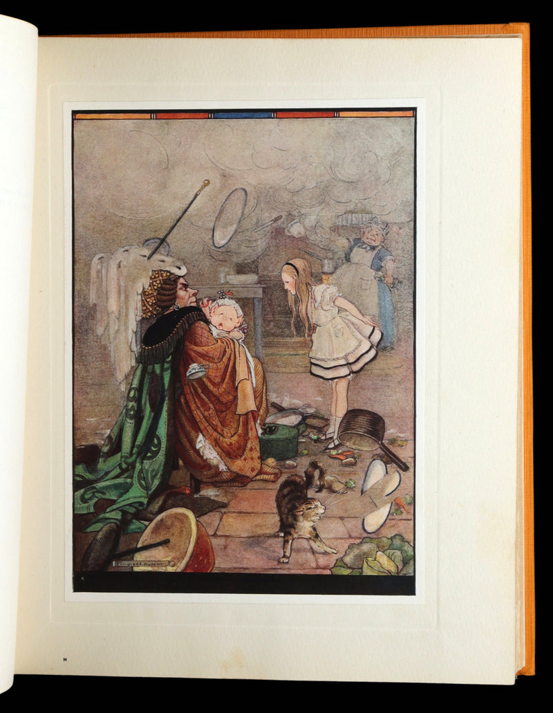 1922 Rare 1stED - Alice's Adventures in Wonderland Illustrated by Gwynedd Hudson