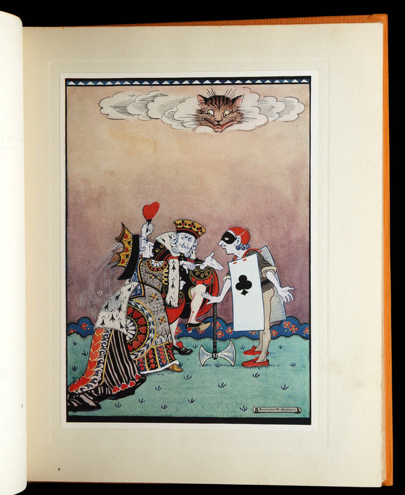 1922 Rare 1stED - Alice's Adventures in Wonderland Illustrated by Gwynedd Hudson