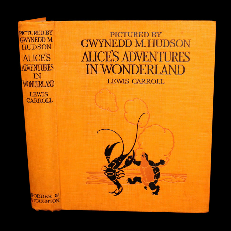 1922 Rare 1stED - Alice's Adventures in Wonderland Illustrated by Gwynedd Hudson