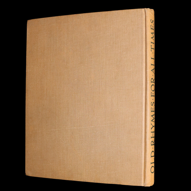 1928 Rare First Edition - Old Rhymes for All Times by Cicely Mary Barker
